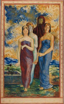 Allegorical Figures, late 19th-early 20th century. Creator: René Piot