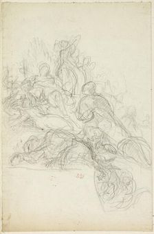 Allegorical or Mythological Scene, n.d. Creator: Eugene Delacroix