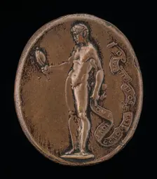 Allegorical Male Figure. Creator: Giovanni Bernardi