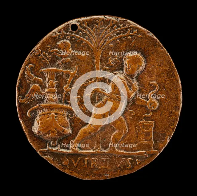 Allegorical Scene [obverse], 16th century. Creator: Master I.S.A..