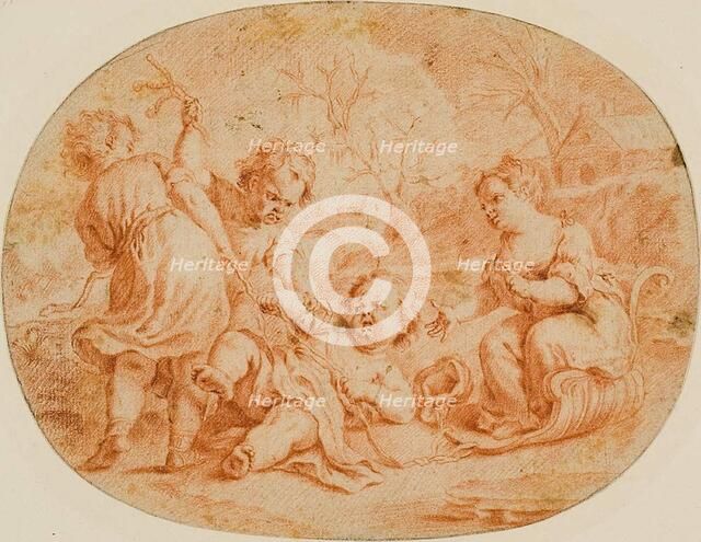 Allegorical Scene with Children Quarreling, n.d. Creator: Jean-Marc Nattier.