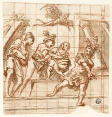 Allegorical Scene with Father Time, n.d. Creator: Pietro della Vecchia