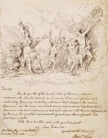 Allegorical Sketch, 1815. Creator: Benjamin West