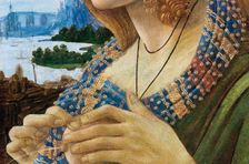Allegorical Portrait of a Woman (Simonetta Vespucci). Detail, 1480-1490. Artist: Botticelli, Sandro, (Workshop)