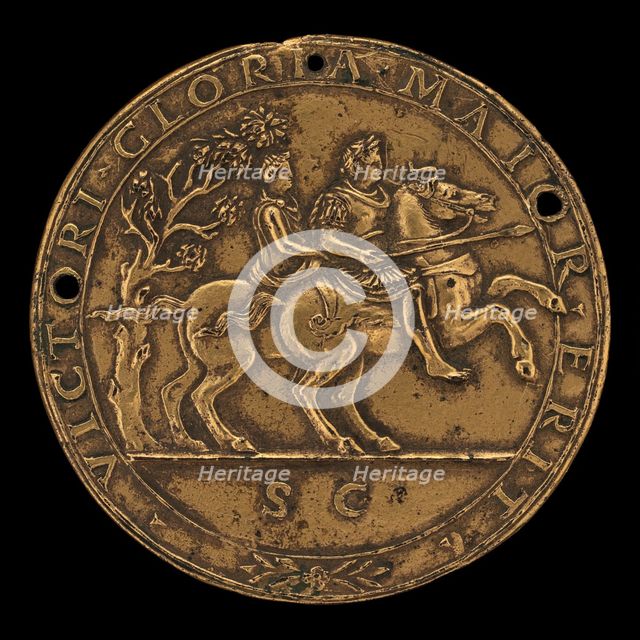 Allegorical Representation of Victory, c. 1500. Creator: Unknown.