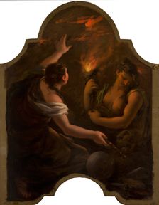 Allegorical Representation, Possibly a Depiction of Raison d’Etat Creator: Giovanni Antonio Pellegrini