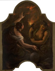 Allegorical Representation, Possibly a Depiction of Raison d’Etat Creator: Giovanni Antonio Pellegrini