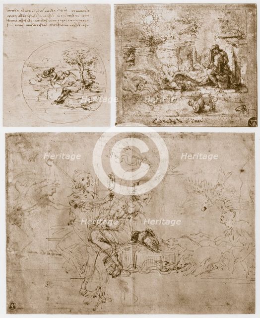 Allegories, 15th century.  Artist: Leonardo da Vinci
