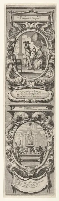 Allegories in Honor of the Birth of the Dauphin, ca. 1638. Creator: Abraham Bosse