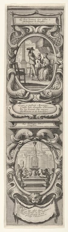 Allegories in Honor of the Birth of the Dauphin, ca. 1638. Creator: Abraham Bosse