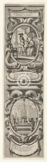 Allegories in Honor of the Birth of the Dauphin, ca. 1638. Creator: Abraham Bosse.