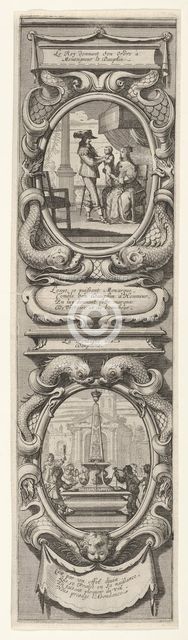 Allegories in Honor of the Birth of the Dauphin, ca. 1638. Creator: Abraham Bosse.
