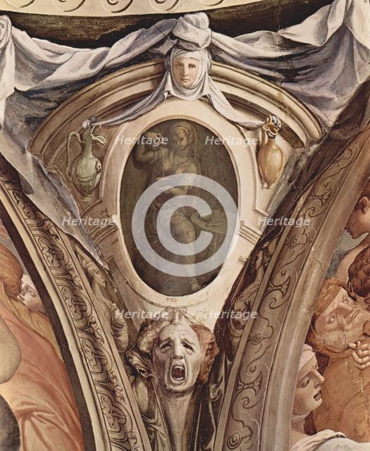 Allegories Of The Cardinal Virtues. Frescoes In The Chapel Of Eleonora Da Toledo. Artist: Bronzino, Agnolo (1503-1572)