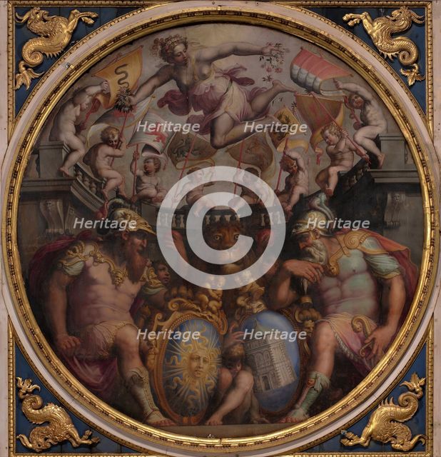 Allegories of the Quarters of San Giovanni and Santa Maria Novella, 1563-1565. Artist: Vasari, Giorgio (1511-1574)