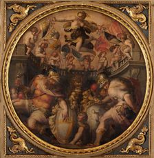 Allegories of the Quarters of Santo Spirito and Santa Croce, 1563-1565. Artist: Vasari, Giorgio (1511-1574)