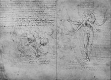 Allegories of Pleasure and Pain and of Envy c1480 (1945). Artist: Leonardo da Vinci