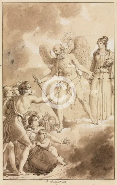 Allegory, 1818. Creator: Charles Abraham Chasselat (French, 1782-1843).