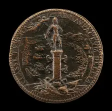 Allegory Celebrating Victory at Lepanto [reverse], 1571. Creator: Giovanni Vincenzo Melone