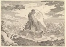 Allegory Against the Pelagian Heresy (Allégorie contre l'hérésie pélagienne et armoiries de la.... Creator: Claude Mellan
