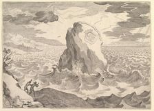 Allegory Against the Pelagian Heresy (Allégorie contre l'hérésie pélagienne et armoiries de la.... Creator: Claude Mellan