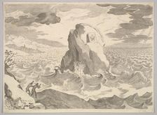 Allegory Against the Pelagian Heresy (Allégorie contre l'hérésy pélagienne et armo..., 17th century. Creator: Claude Mellan