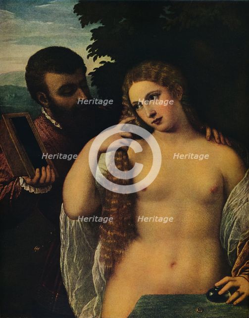 'Allegory (Alfonso d'Este and Laura Dianti?)', 16th century. Creator: Titian.