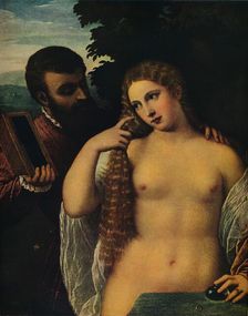 Allegory (Alfonso d'Este and Laura Dianti?) 16th century. Creator: Titian