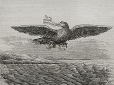 Allegory depicting the sale of Louisiana by Napoleon I to the United States,...(1851). Creator: Chamorro