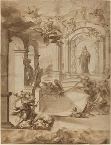 Allegory in Honor of a Gentleman, 3rd quarter of the 17th century. Creator: Unknown