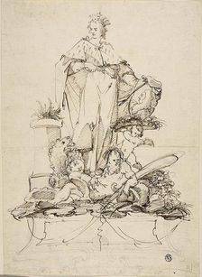 Allegory in Honor of Grand Duke Gian-Gastone de'Medici, n.d. Creator: Pietro Antonio Novelli