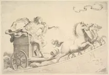 Allegory in Honor of Louis XIV. Creator: Claude Mellan