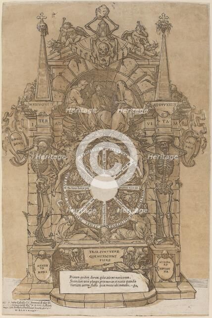 Allegory on Death. Creator: Andrea Andreani.