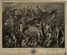 Allegory on the accession to the throne of Emperor Alexander I