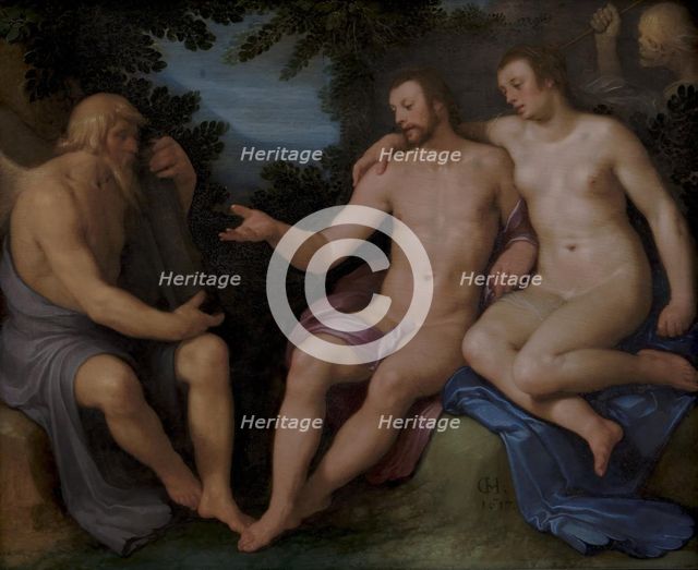 Allegory on the Brevity of Life, 1617. Creator: Cornelis Cornelisz van Haarlem.