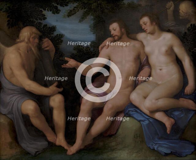 Allegory on the Brevity of Life, 1617. Creator: Cornelis Cornelisz van Haarlem.