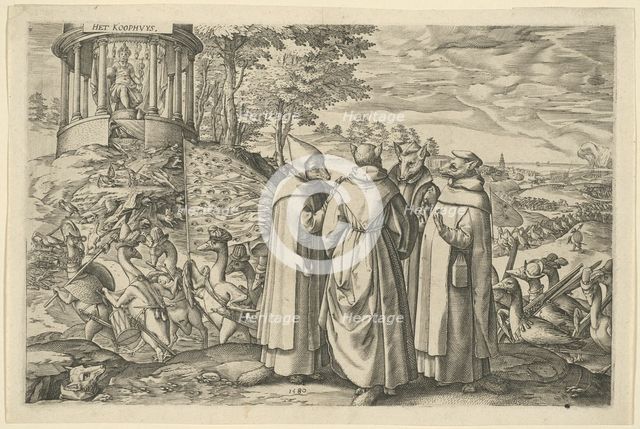 Allegory on the Defeat of the Duke of Alva at Brielle, 1580. Creator: Unknown.