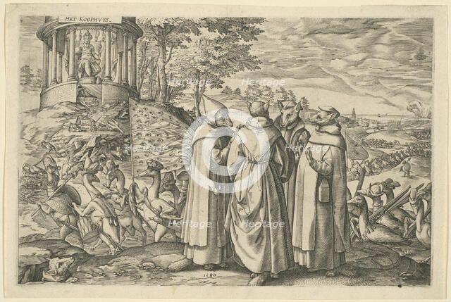 Allegory on the Defeat of the Duke of Alva at Brielle, 1580. Creator: Unknown.