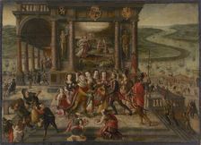 Allegory on the Fall of Antwerp on 17 August 1585, 1585-1586. Creator: Vredeman de Vries, Hans (Jan) (1526-1606)