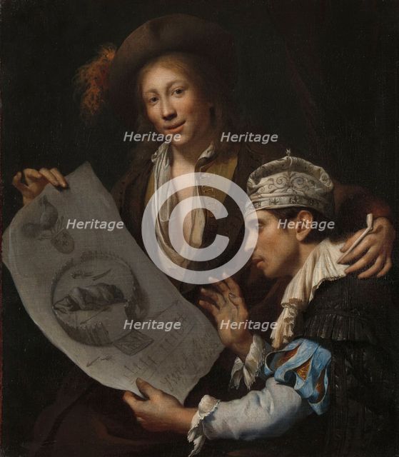 Allegory on the French Invasion of 1672, 1672. Creator: Johannes van Wijckersloot.