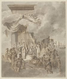Allegory on the government of King William I, 1838, 1838. Creator: Anon