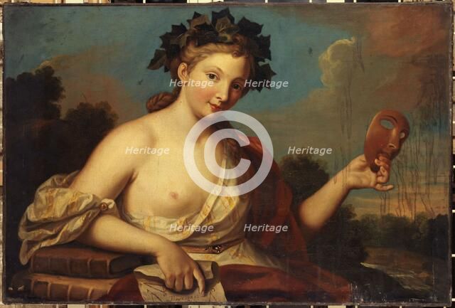 Allegory of comedy, 1856. Creator: Edmond Collignon.