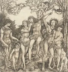 Allegory of Carnal Love, after 1535. Creator: Cristofano di Michele Martini