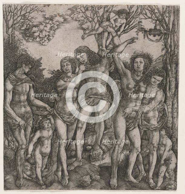 Allegory of Carnal Love, c. 1530. Creator: Cristofano Robetta (Italian, 1462-after 1534).