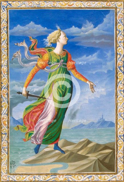 Allegory of Carthage, c1448. Creator: Pesellino, Francesco di Stefano (1422-1457).