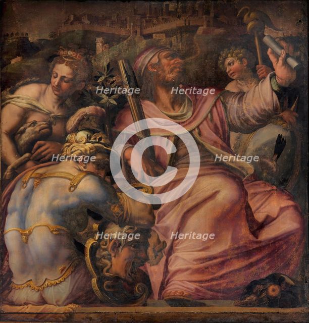 Allegory of Certaldo, 1563-1565. Artist: Vasari, Giorgio (1511-1574)