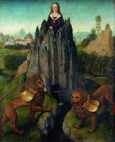 Allegory of Chastity, ca 1475. Creator: Memling, Hans (1433/40-1494)