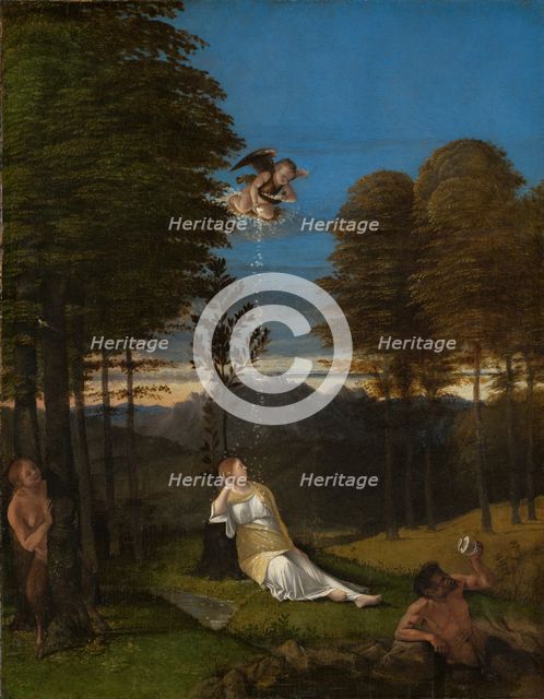 Allegory of Chastity, c. 1505. Creator: Lorenzo Lotto.