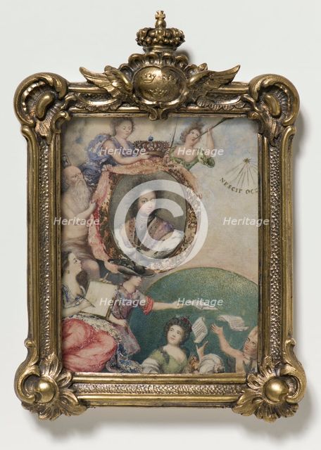 Allegory of Charles XI, late 17th-early 18th century. Creator: Elias Brenner.