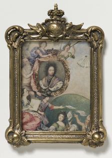 Allegory of Charles XI, late 17th-early 18th century. Creator: Elias Brenner