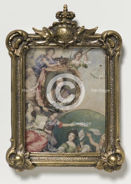 Allegory of Charles XI, late 17th-early 18th century. Creator: Elias Brenner.